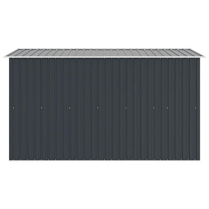 Casetta da Giardino 257x298x178 cm in Metallo Antracite | homemem39