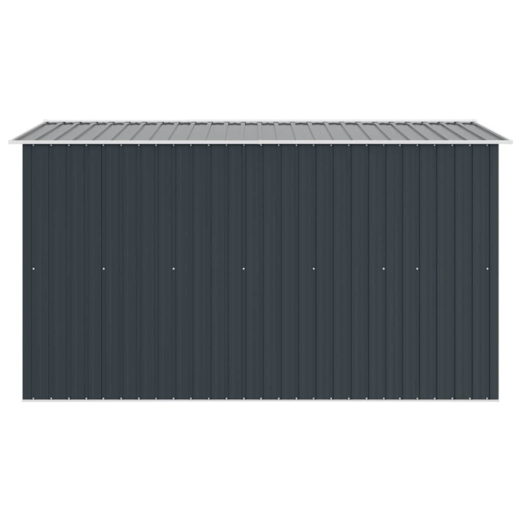 Casetta da Giardino 257x298x178 cm in Metallo Antracite