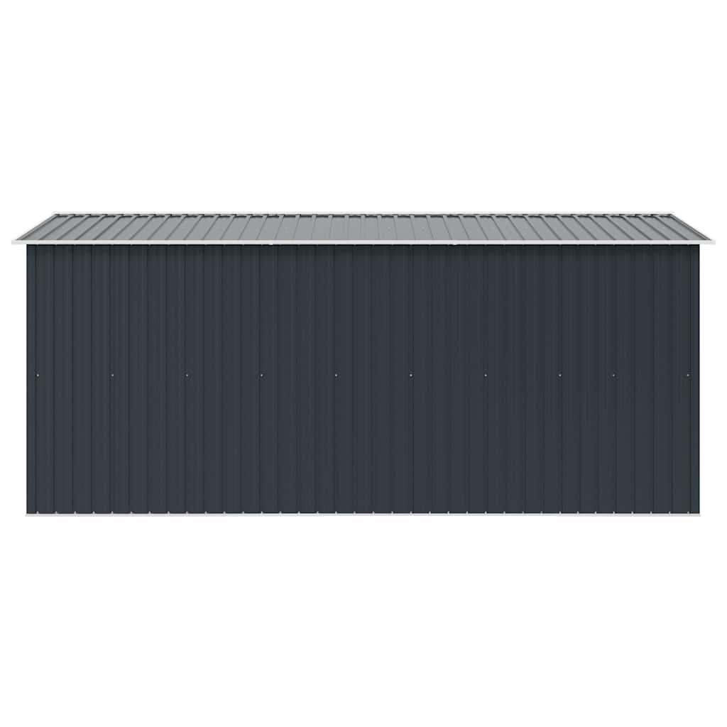 Casetta da Giardino 257x392x181 cm in Metallo Antracite - homemem39