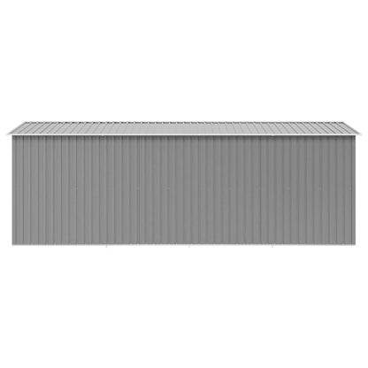 Casetta da Giardino 257x489x181 cm in Metallo Grigio - homemem39
