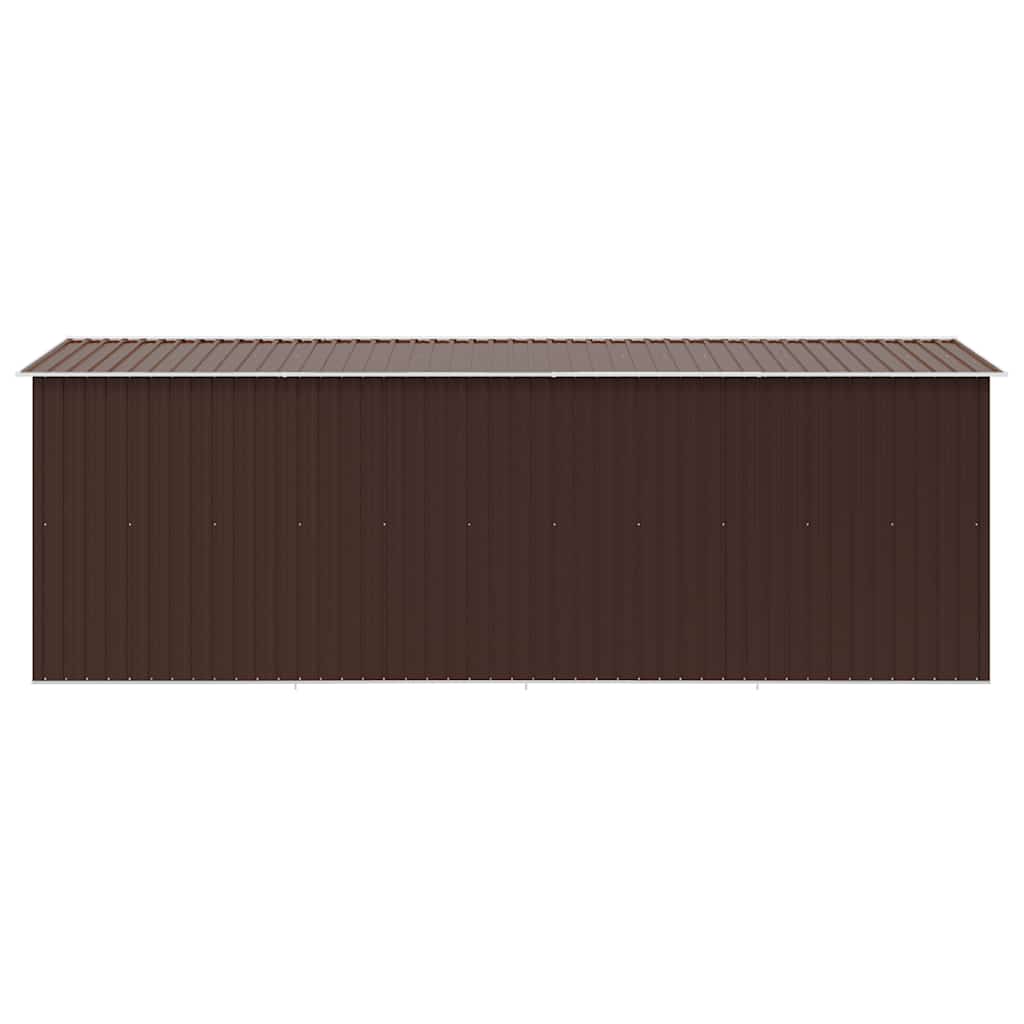 Casetta da Giardino 257x489x181 cm in Metallo Marrone | homemem39
