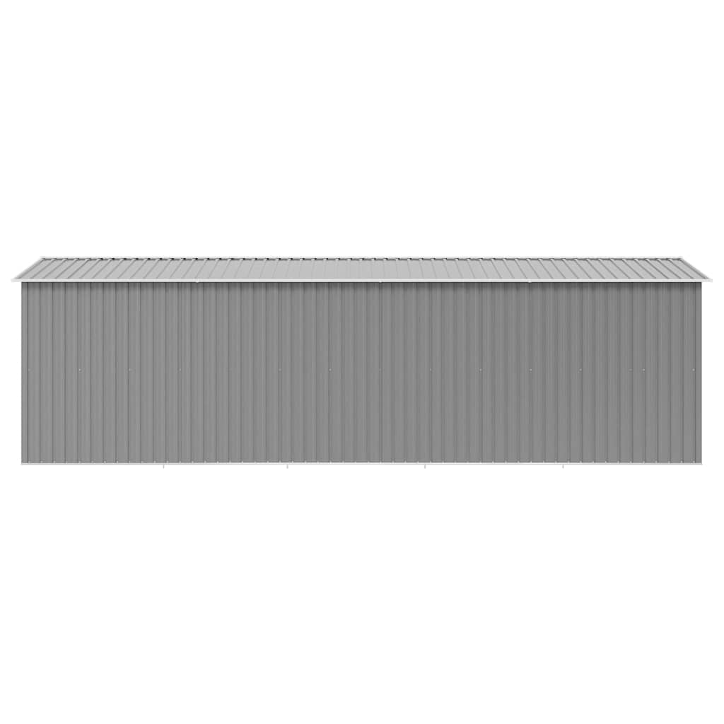 Casetta da Giardino 257x580x181 cm in Metallo Grigio - homemem39