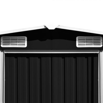 Casetta da Giardino 257x580x181 cm in Metallo Antracite - homemem39