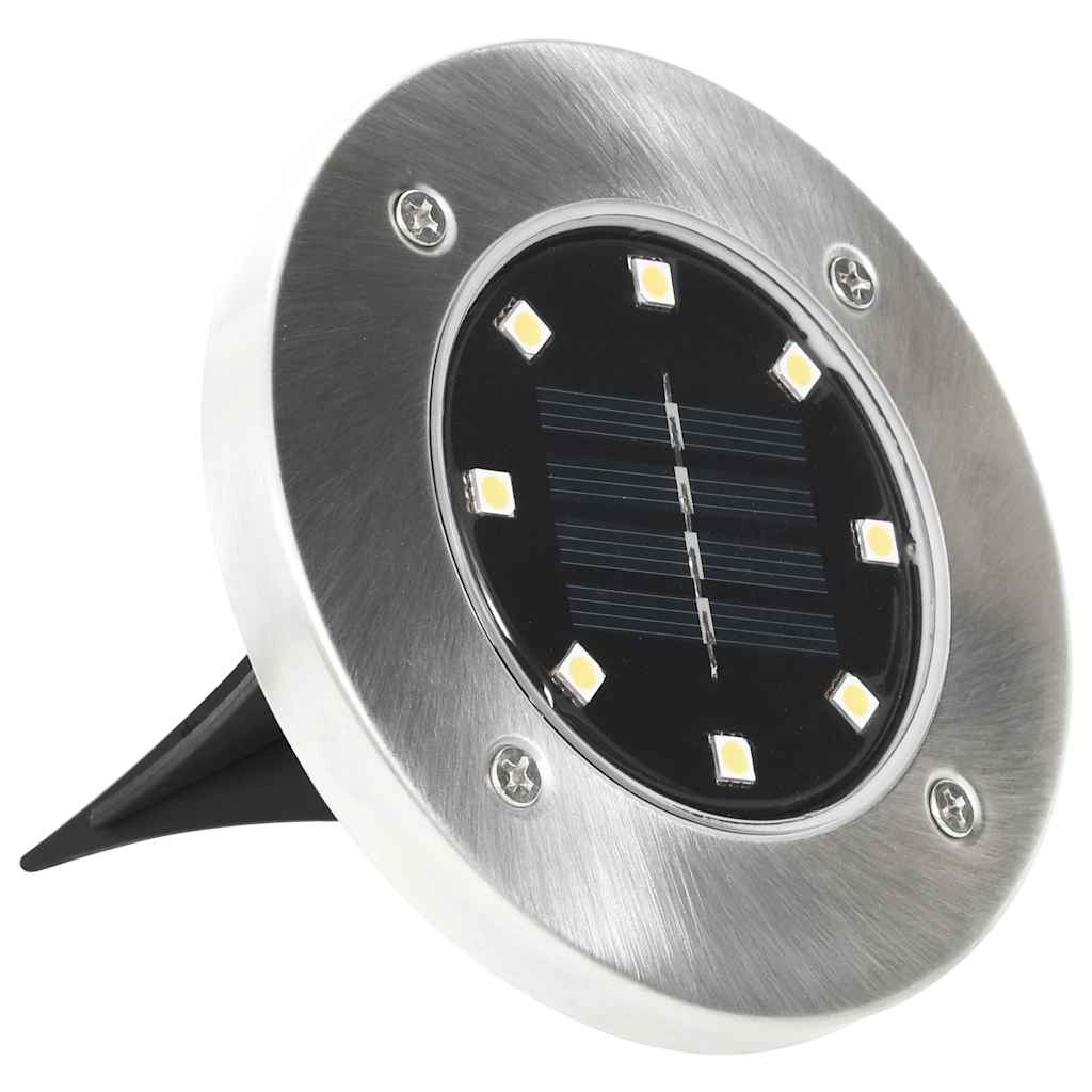 Lampade Solari da Terra 8 pz Luci a LED Bianco Caldo | homemem39