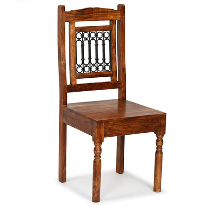 Sedie da Pranzo 6 pz in Legno Massello Classiche
