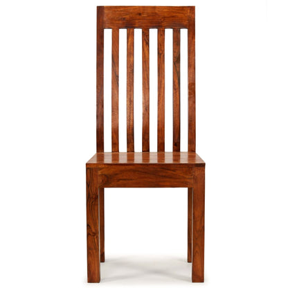 Sedie da Pranzo 4 pz in Legno Massello Moderne