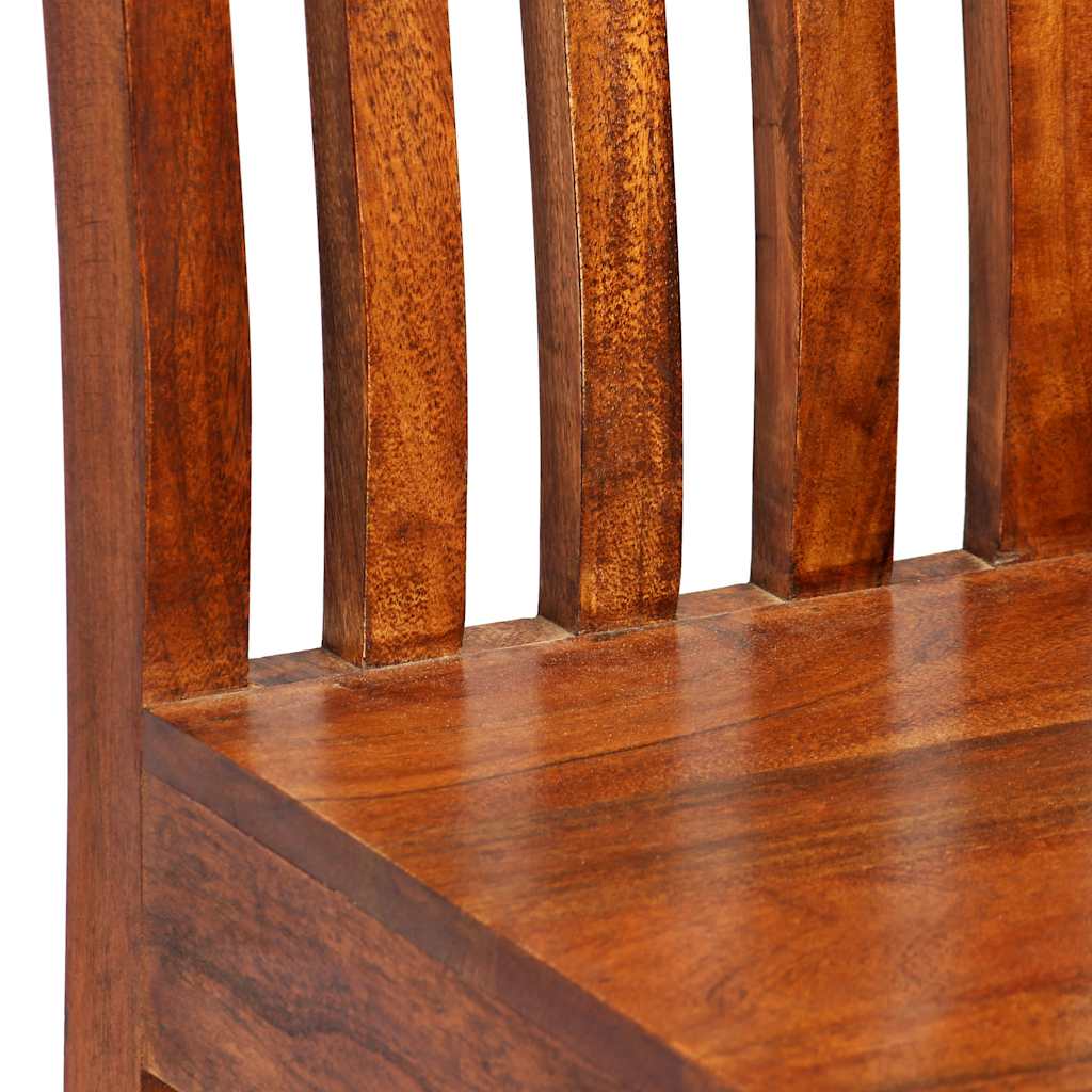 Sedie da Pranzo 4 pz in Legno Massello Moderne