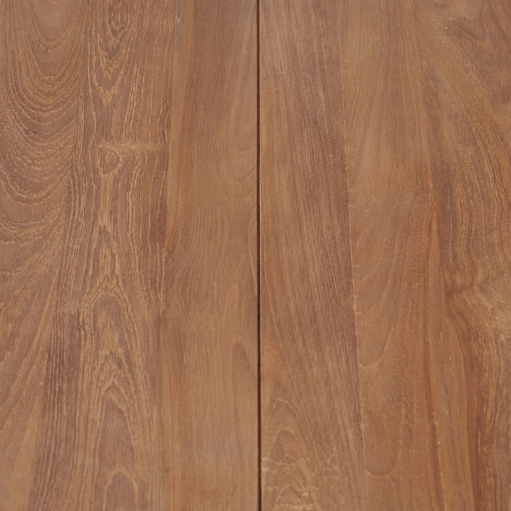 Tavolino da Salotto Legno Massello di Teak Naturale 60x60x40 cm | homemem39