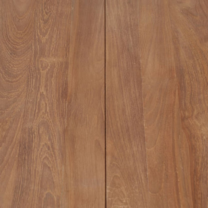 Tavolino da Salotto Legno Massello di Teak Naturale 60x60x40 cm | homemem39