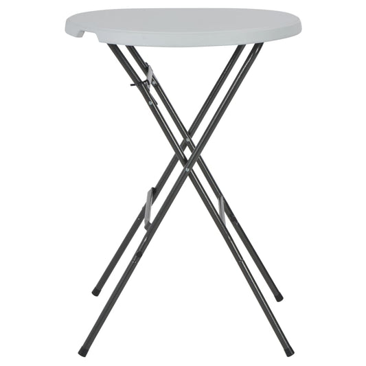 Tavolo da Bar Pieghevole Bianco 80x110 cm in HDPE
