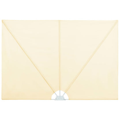 Tenda Laterale per Terrazza Pieghevole Crema 300x200 cm | homemem39