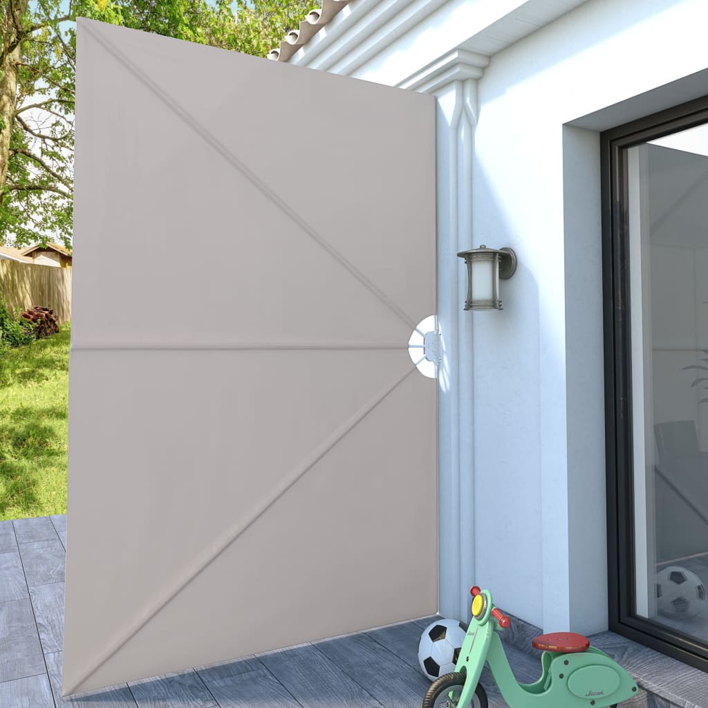 Tenda Laterale per Terrazza Pieghevole Crema 300x200 cm | homemem39