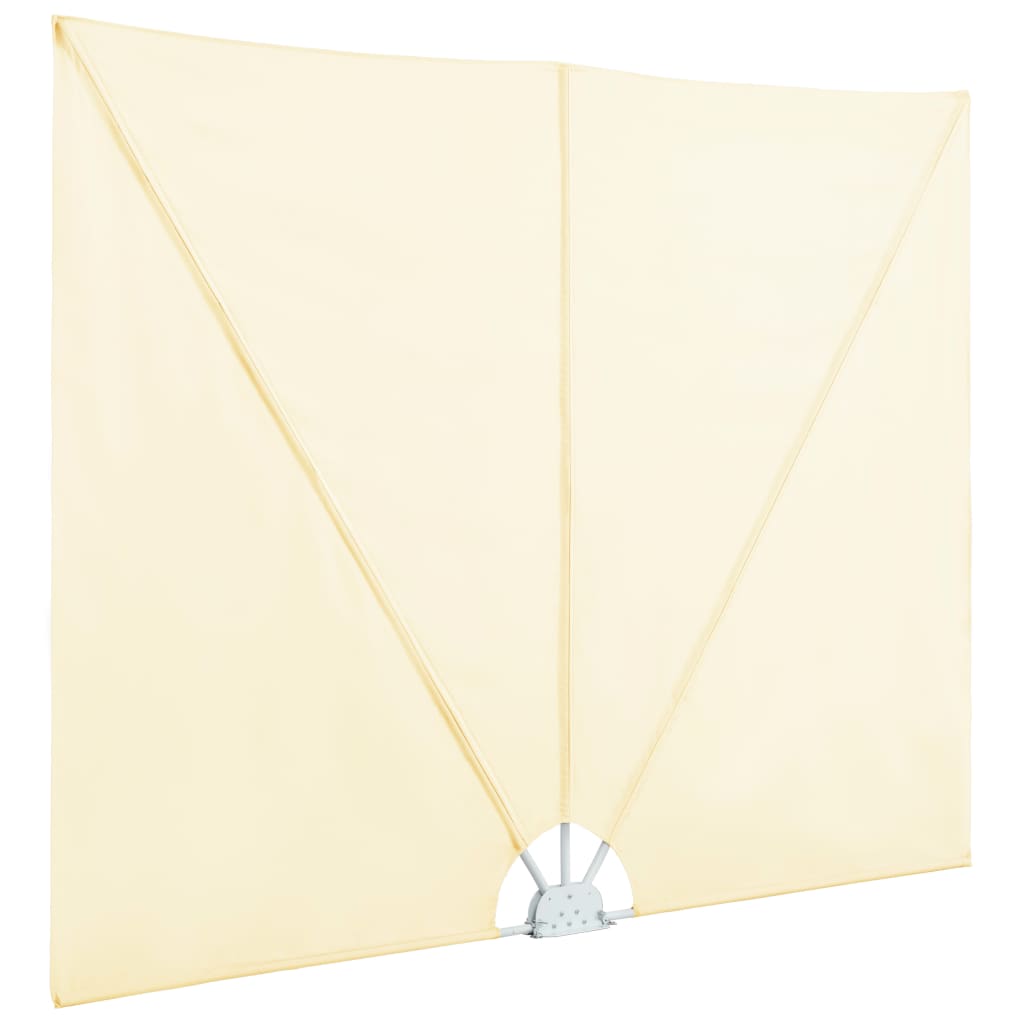 Tenda Laterale per Terrazza Pieghevole Crema 300x200 cm | homemem39