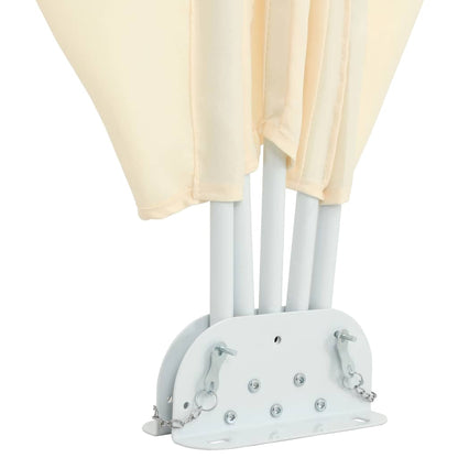 Tenda Laterale per Terrazza Pieghevole Crema 300x200 cm | homemem39