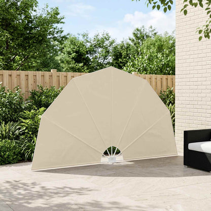 Tenda Laterale per Terrazza Pieghevole Crema 160 cm