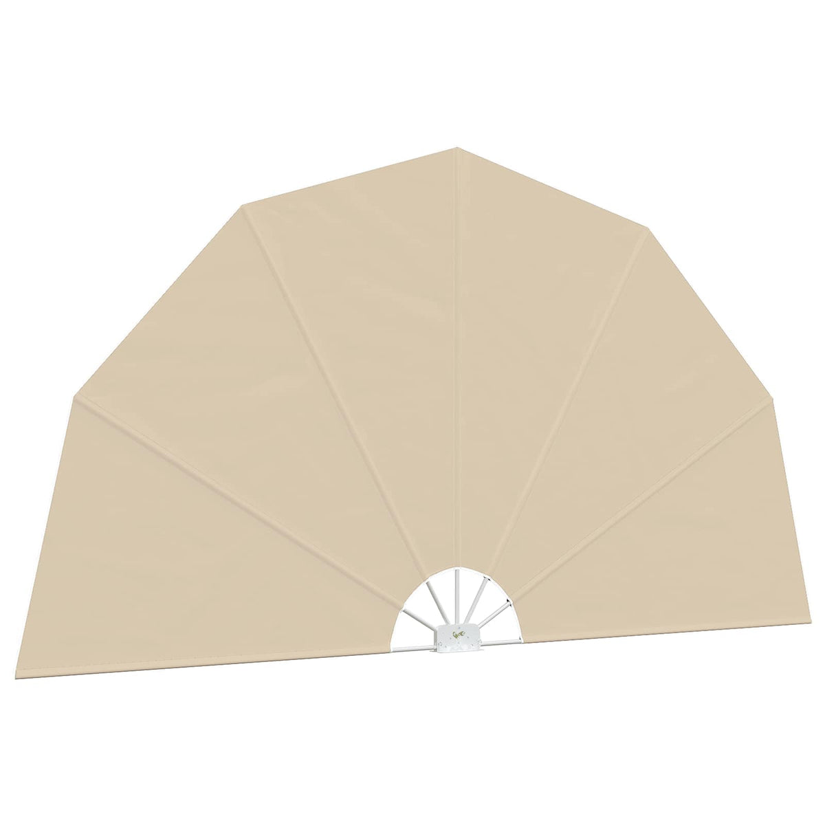 Tenda Laterale per Terrazza Pieghevole Crema 160 cm