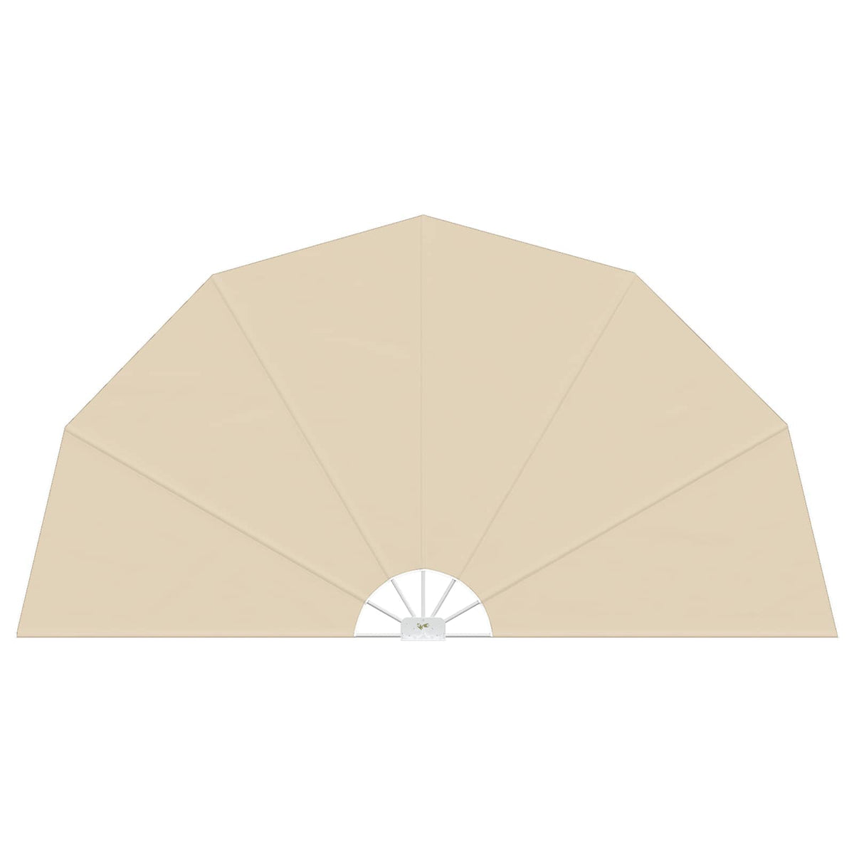 Tenda Laterale per Terrazza Pieghevole Crema 160 cm