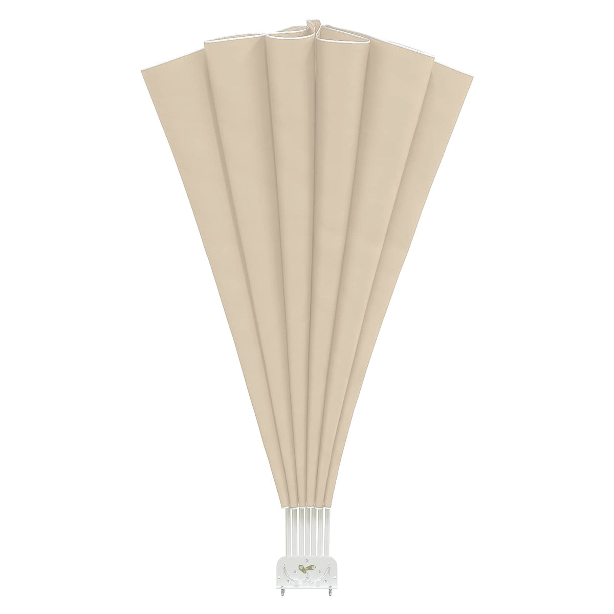 Tenda Laterale per Terrazza Pieghevole Crema 160 cm