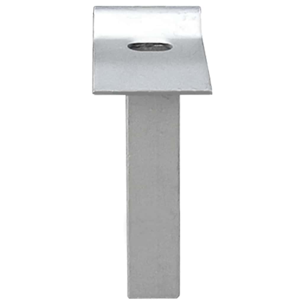 Cancello da Giardino in Rete di Acciaio Zincato 400x175 cm Grigio | homemem39