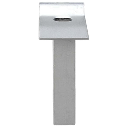 Cancello da Giardino in Rete di Acciaio Zincato 400x175 cm Grigio | homemem39