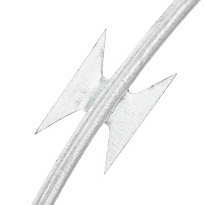 Filo Spinato Fermagliato con Clip in Acciaio Zincato 300 m | homemem39