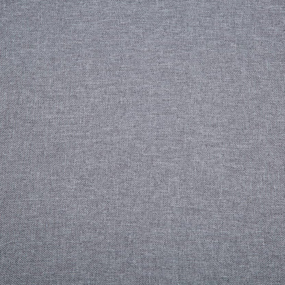 Divano a 3 Posti Rivestito in Tessuto 172x70x82cm Grigio Chiaro