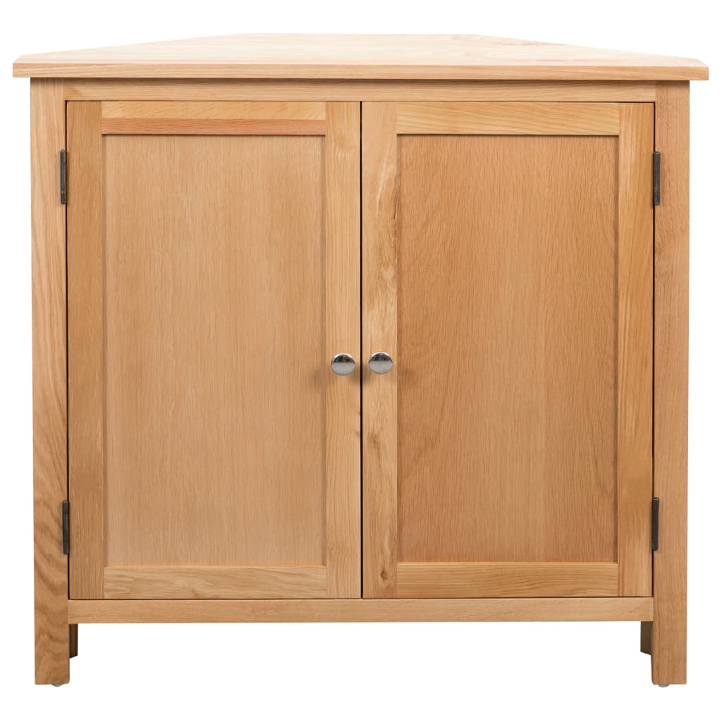 Armadietto ad Angolo 80x33,5x78 cm in Massello di Rovere | homemem39
