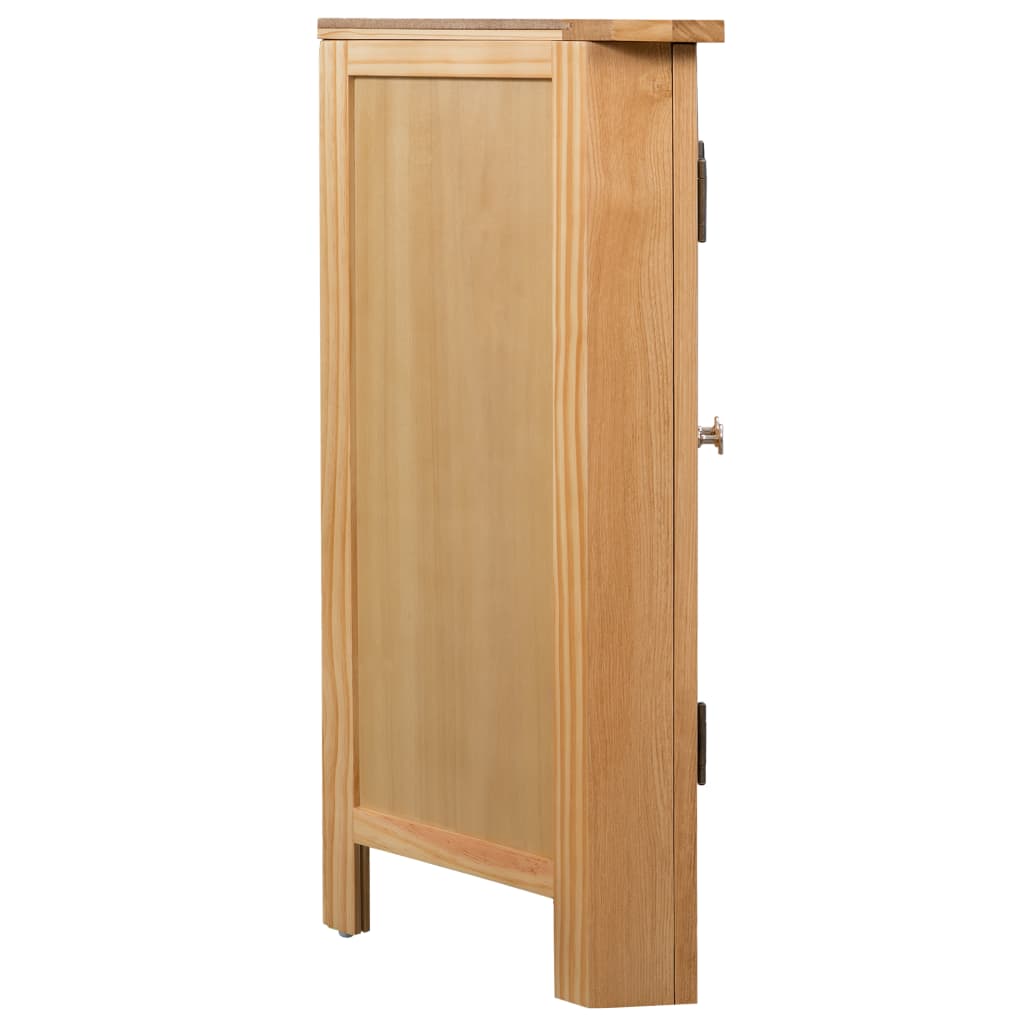 Armadietto ad Angolo 80x33,5x78 cm in Massello di Rovere | homemem39