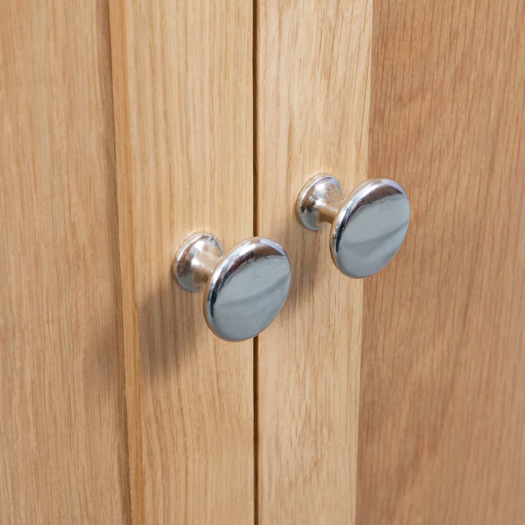 Armadietto ad Angolo 80x33,5x78 cm in Massello di Rovere | homemem39