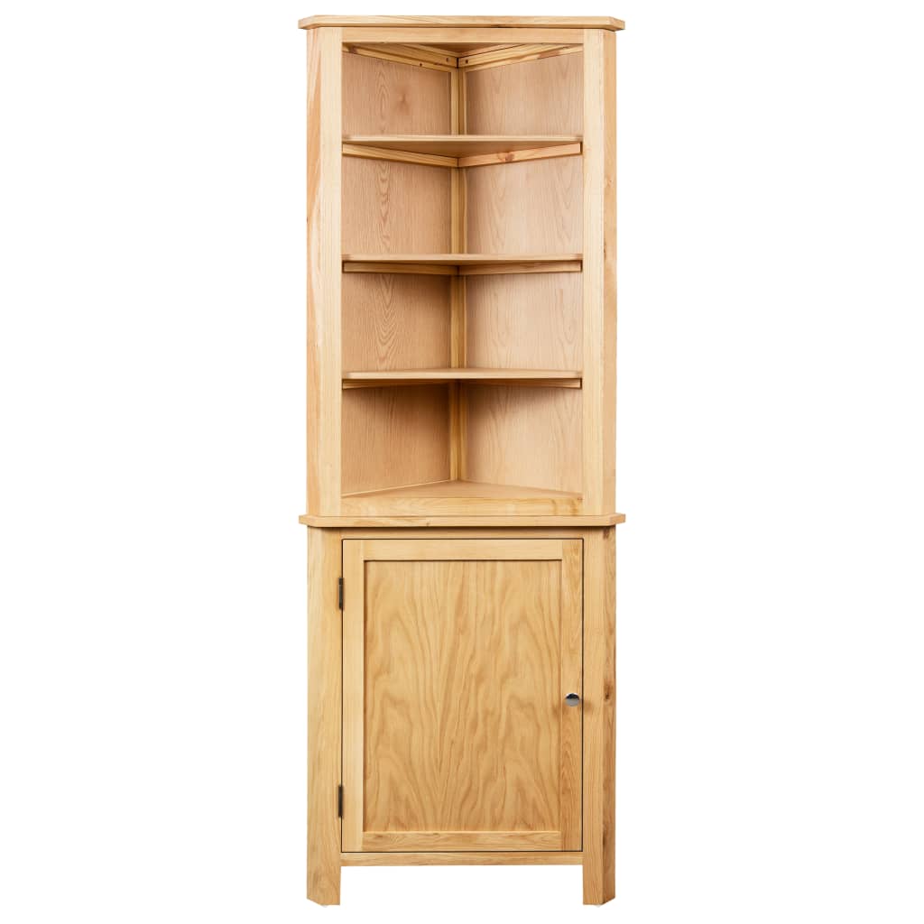 Armadietto ad Angolo 59x36x180 cm in Massello di Rovere | homemem39