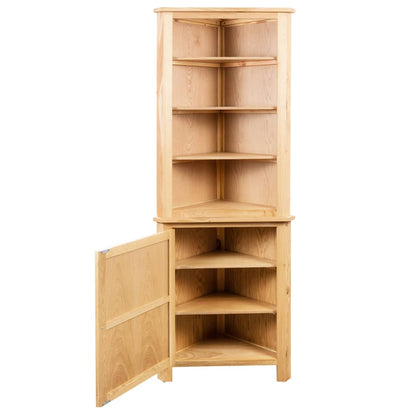 Armadietto ad Angolo 59x36x180 cm in Massello di Rovere | homemem39