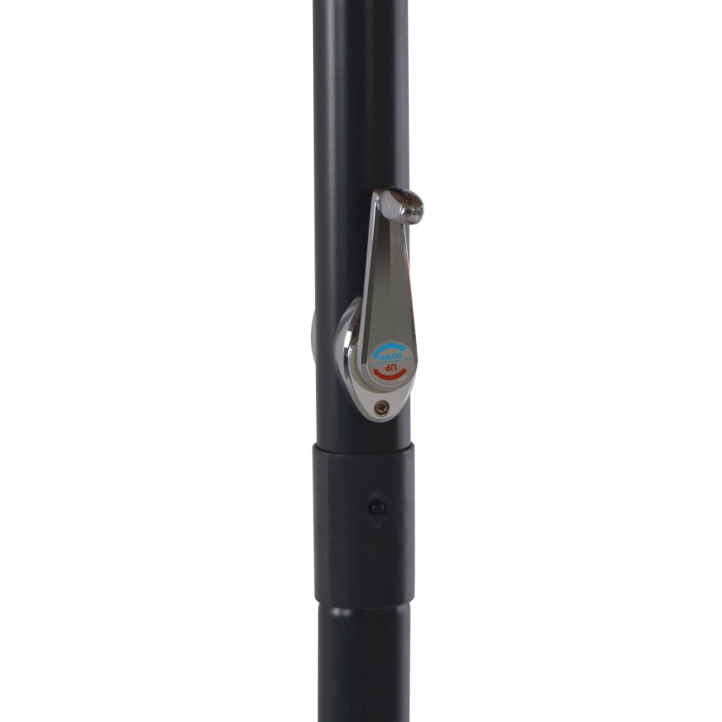 Ombrellone da Esterni con Palo in Alluminio 500 cm Antracite | homemem39