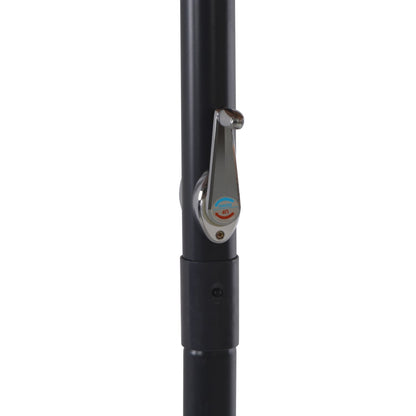 Ombrellone da Esterni con Palo in Alluminio 500 cm Grigio Talpa | homemem39