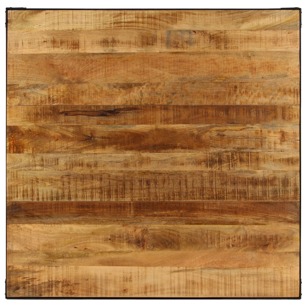 Tavolo da Pranzo 140x140x76 cm in Legno Massello di Mango