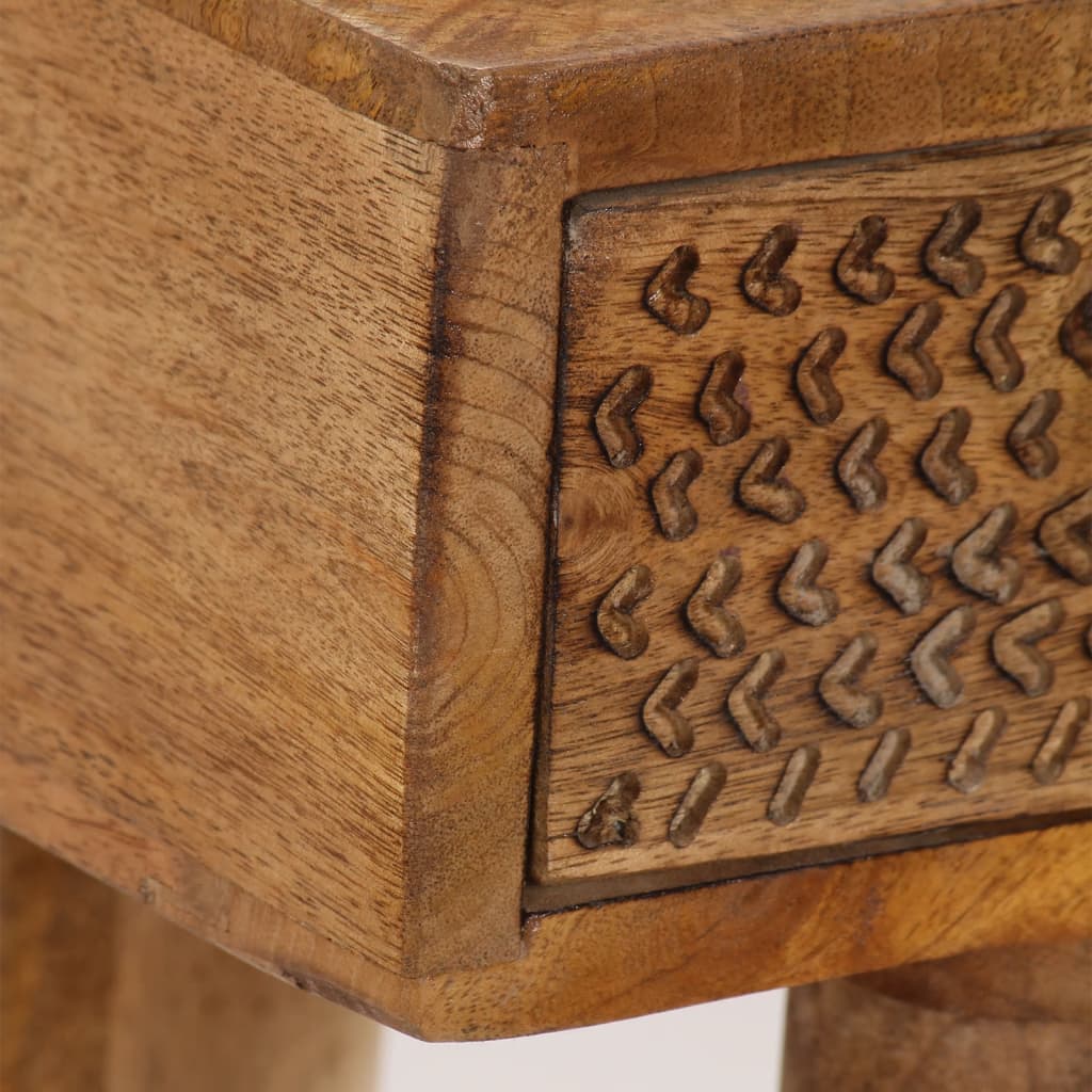 Tavolo Consolle in Legno Massello di Mango 102x30x79 cm - homemem39
