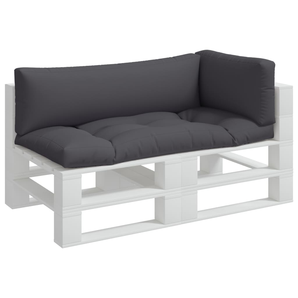 Cuscini per Pallet 3 pz Grigi in Tessuto | homemem39