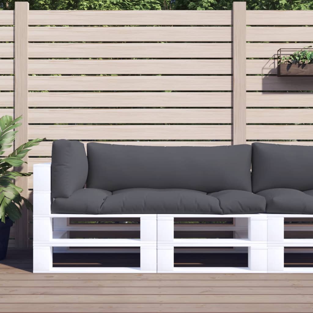 Cuscini per Pallet 3 pz Grigi in Tessuto | homemem39