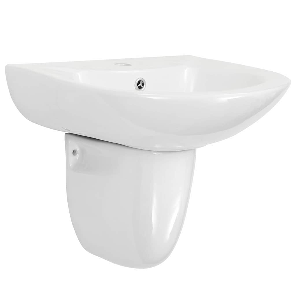 Lavabo Bianco 52 x 45 x 49 cm Ceramica Smaltata | homemem39