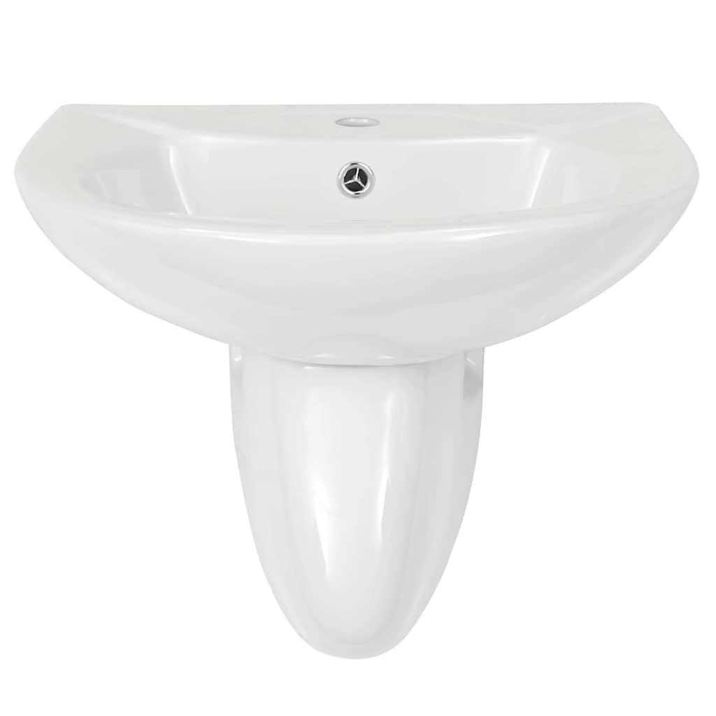 Lavabo Bianco 52 x 45 x 49 cm Ceramica Smaltata | homemem39