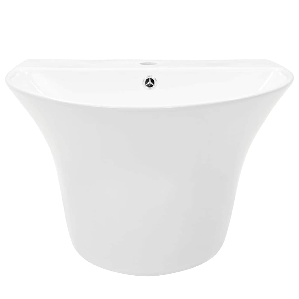 Lavabo Bianco 56 x 48 x 42 cm Ceramica Smaltata