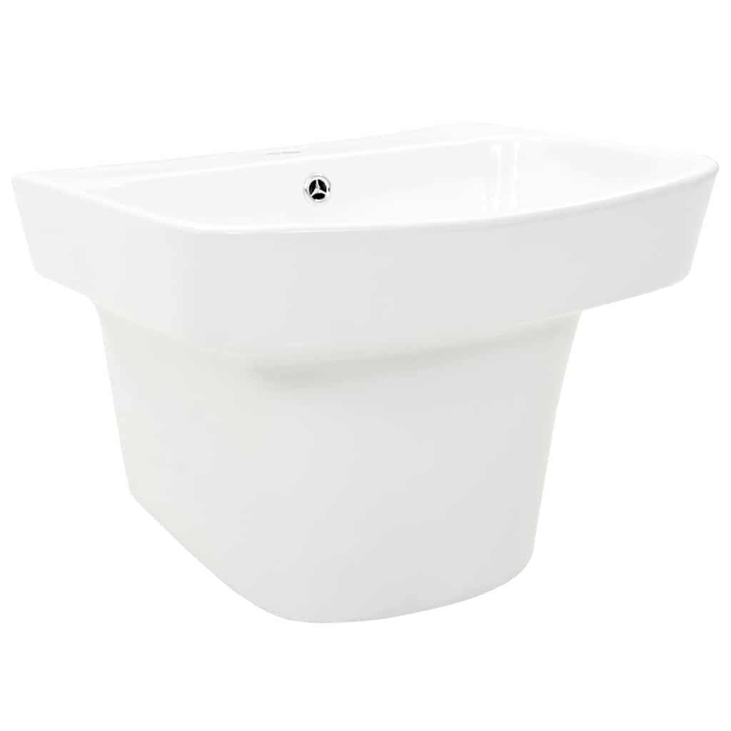Lavabo Bianco 50 x 45 x 41 cm Ceramica Smaltata
