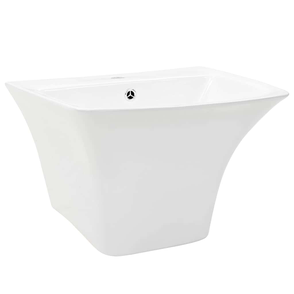 Lavabo Bianco 53 x 44 x 37 cm Ceramica Smaltata