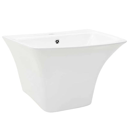 Lavabo Bianco 53 x 44 x 37 cm Ceramica Smaltata