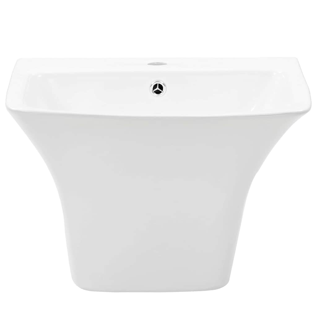 Lavabo Bianco 53 x 44 x 37 cm Ceramica Smaltata