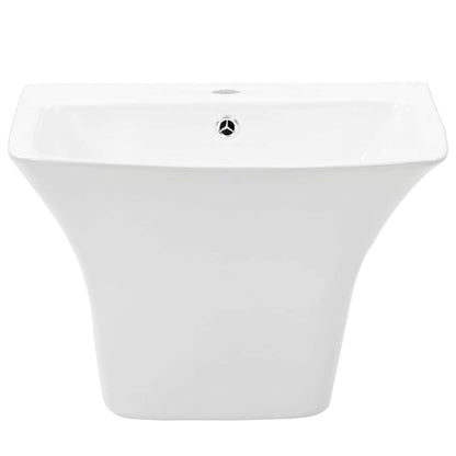 Lavabo Bianco 53 x 44 x 37 cm Ceramica Smaltata