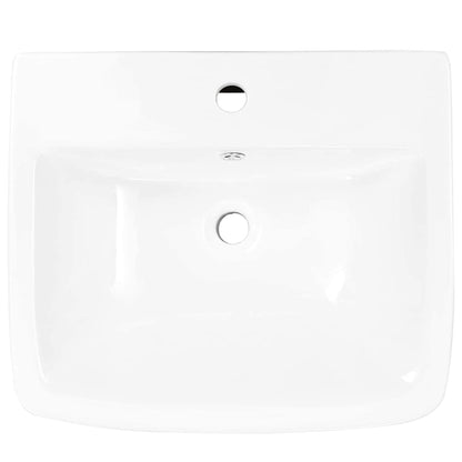 Lavabo Bianco 53 x 44 x 37 cm Ceramica Smaltata