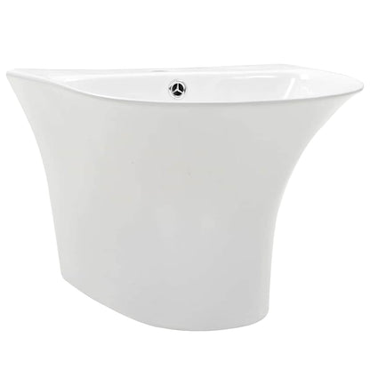 Lavabo Bianco 47 x 45 x 37 cm Ceramica Smaltata