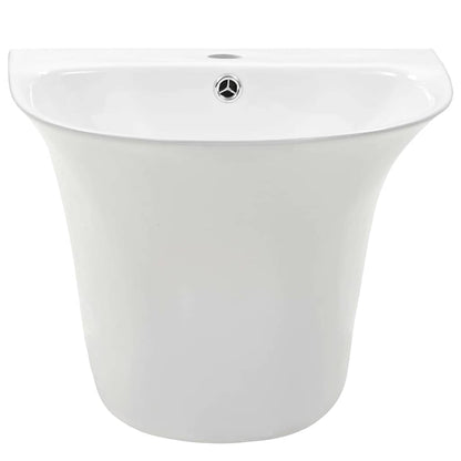 Lavabo Bianco 47 x 45 x 37 cm Ceramica Smaltata