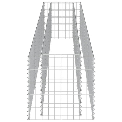 Gabbione Letto Rialzato in Acciaio Zincato 360x50x50 cm - homemem39