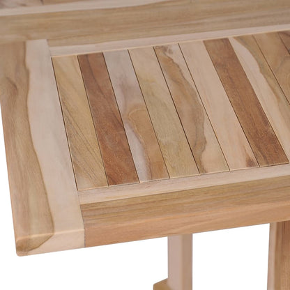 Set da Pranzo da Giardino 7 pz Pieghevole in Massello di Teak - homemem39